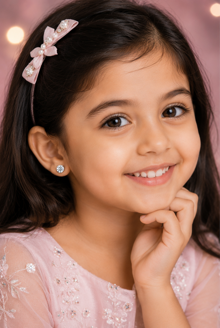 💎 Forever Shine™ Natural Diamond Stud Earrings for Young Girls ( E VS1 VG VG )