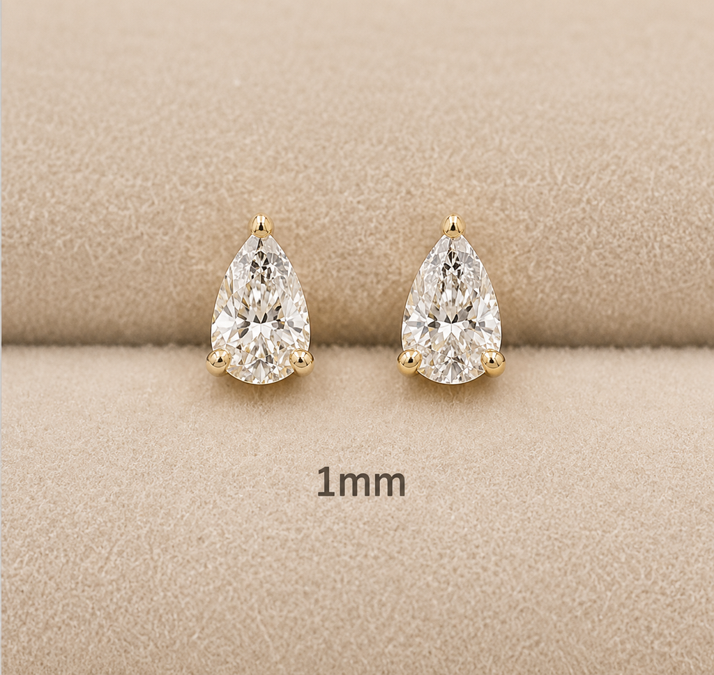 Luxury Teardrop Crystal Earrings for Women | Elegant Daily Wear & Party Jewelry | E VS1 VG VG