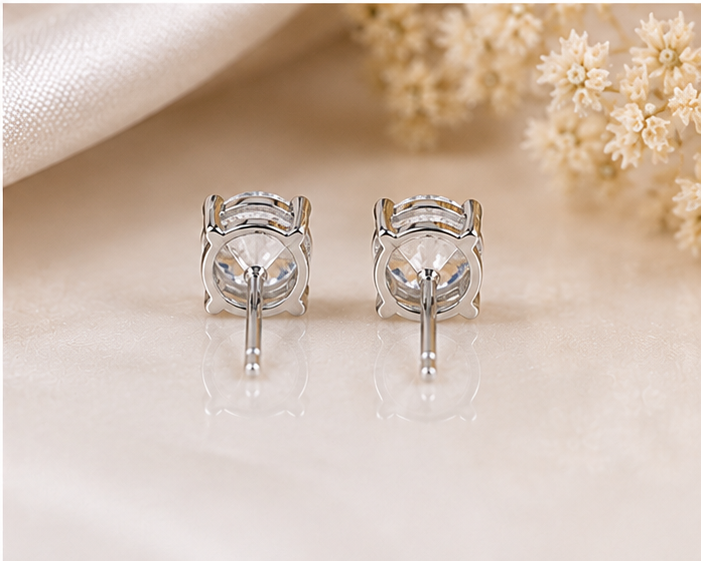 💎 Suraj Diamond Real Stud Earrings for Girls | Certified Natural Diamonds.