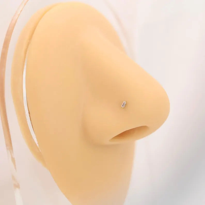 💖 Radiant Cut Lab Diamond Stud Earrings – Premium Gold Everyday Luxury –  E VS1 VG