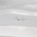 Oval Cut Diamond Earrings – Elegant Minimal Luxury | E VS1 VG